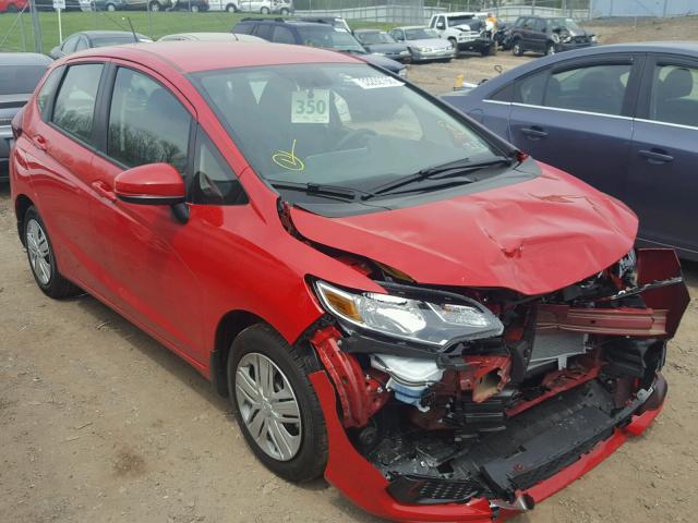 3HGGK5H42JM730747 - 2018 HONDA FIT LX RED photo 1