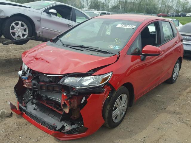 3HGGK5H42JM730747 - 2018 HONDA FIT LX RED photo 2