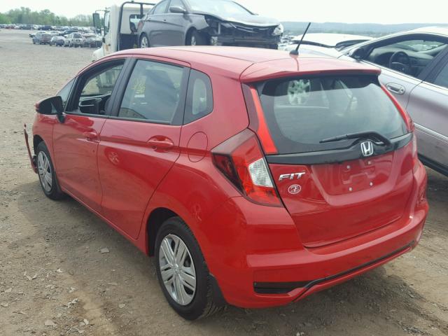 3HGGK5H42JM730747 - 2018 HONDA FIT LX RED photo 3