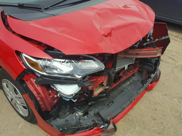 3HGGK5H42JM730747 - 2018 HONDA FIT LX RED photo 9