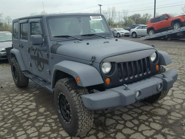 1J4GA591X7L144551 - 2007 JEEP WRANGLER S GRAY photo 1
