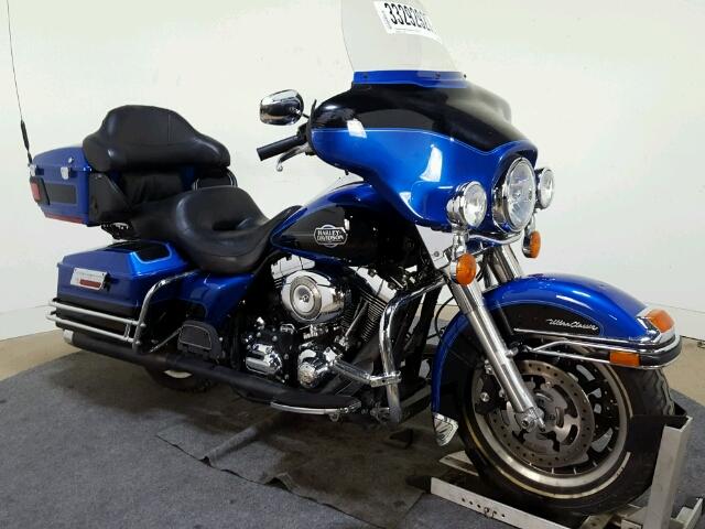 1HD1FC4188Y628360 - 2008 HARLEY-DAVIDSON FLHTCUI Көк фото 2