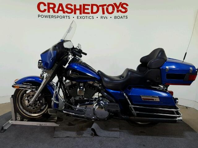 1HD1FC4188Y628360 - 2008 HARLEY-DAVIDSON FLHTCUI Көк фото 5