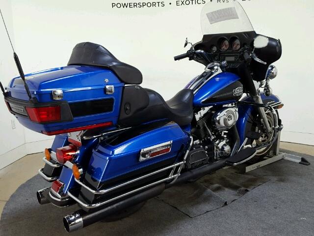 1HD1FC4188Y628360 - 2008 HARLEY-DAVIDSON FLHTCUI Көк фото 8