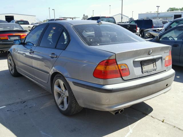 WBAAZ33454KP89411 - 2004 BMW 325 IS SUL SILVER photo 3