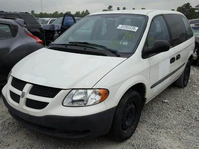 1D4GP21373B339395 - 2003 DODGE CARAVAN C/ WHITE photo 2