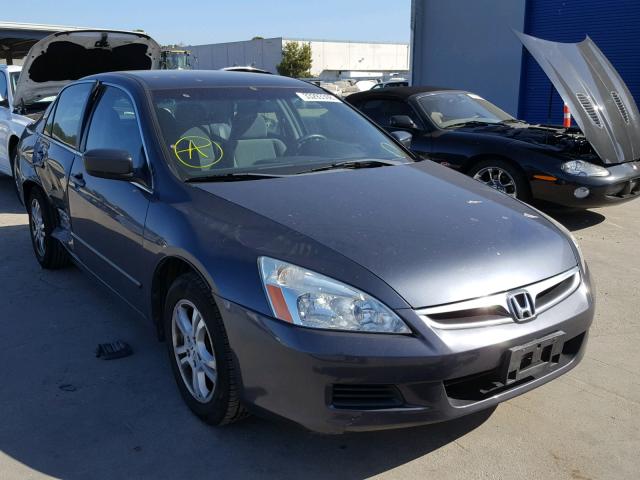 1HGCM56327A195962 - 2007 HONDA ACCORD SE GRAY photo 1