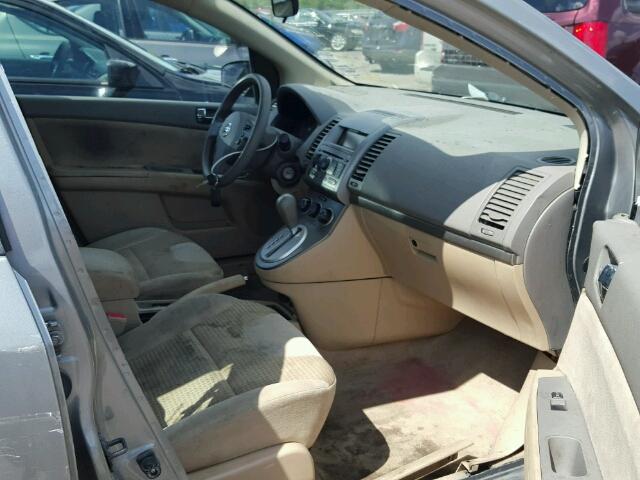 3N1AB61E38L613906 - 2008 NISSAN SENTRA 2.0 GRAY photo 5