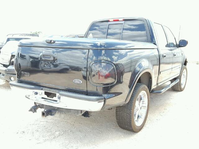 1FTRW08L81KF84223 - 2001 FORD F150 SUPER BLACK photo 4