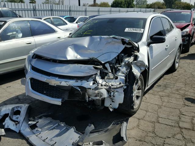 1G11B5SL0EF237930 - 2014 CHEVROLET MALIBU LS 灰色 照片 2