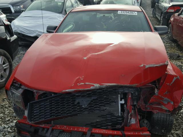 1ZVFT80N265126087 - 2006 FORD MUSTANG RED photo 7