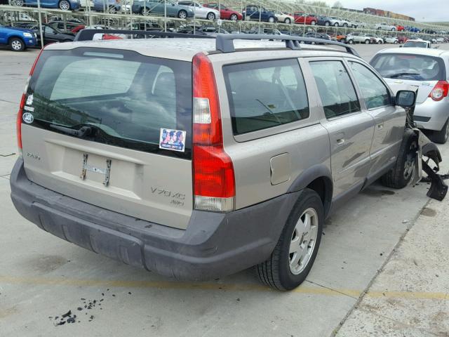 YV1SZ58D111040628 - 2001 VOLVO V70 XC TAN photo 4