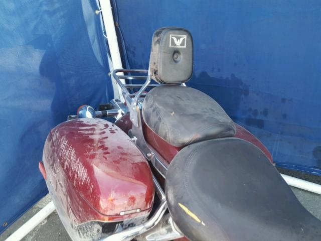 1HFSC3712WA000025 - 1998 HONDA VT1100 CT MAROON photo 6