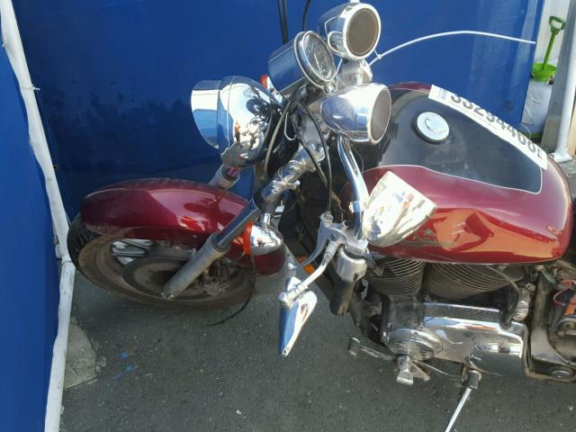 1HFSC3712WA000025 - 1998 HONDA VT1100 CT MAROON photo 9