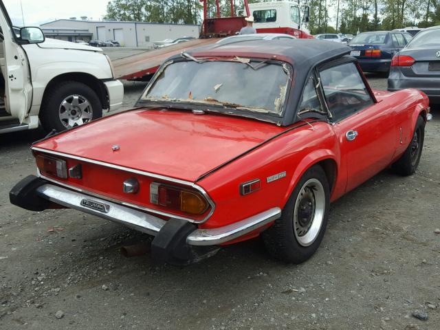 FM16667U0 - 1974 TRIUMPH CAR SPITFIRE RED photo 4