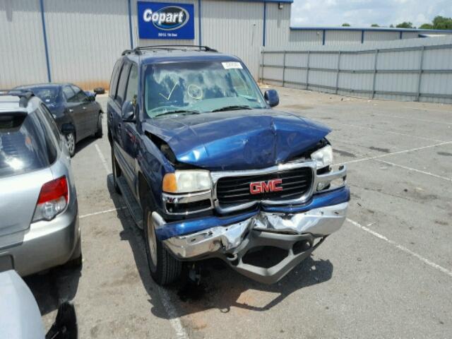 1GKEK13T81R152914 - 2001 GMC YUKON BLUE photo 1