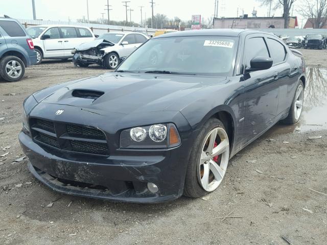 2B3LA73W78H144169 - 2008 DODGE CHARGER SR BLACK photo 2