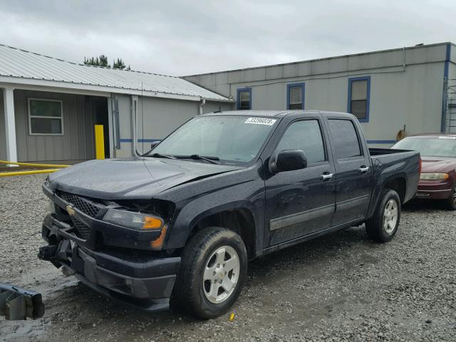 1GCDSCF90C8136881 - 2012 CHEVROLET COLORADO L BLACK photo 2