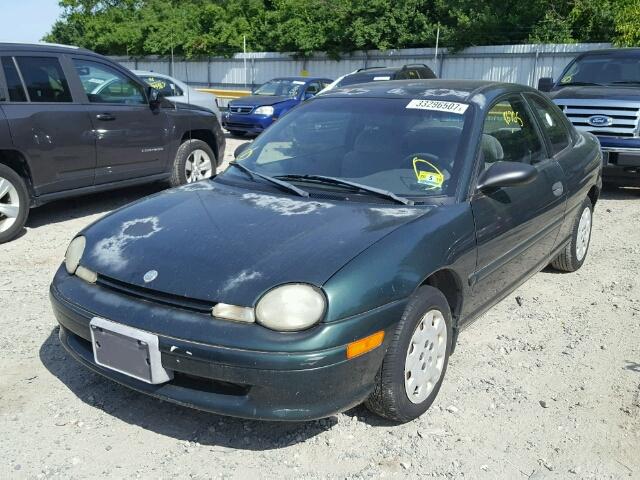 1P3ES42C4WD682557 - 1998 PLYMOUTH NEON HIGHL GREEN photo 2