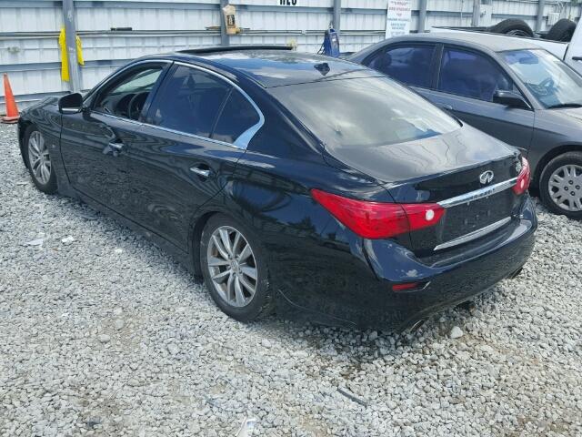 JN1BV7AP6FM352860 - 2015 INFINITI Q50 BASE Negro foto 3