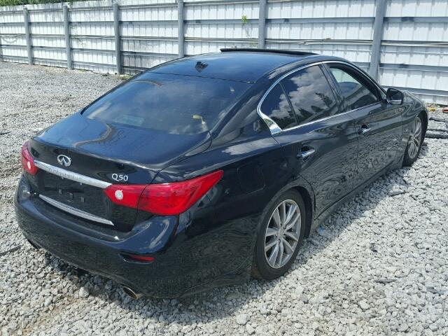 JN1BV7AP6FM352860 - 2015 INFINITI Q50 BASE Negro foto 4