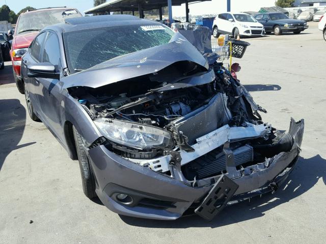 19XFC1F73HE200224 - 2017 HONDA CIVIC EXL CHARCOAL photo 1