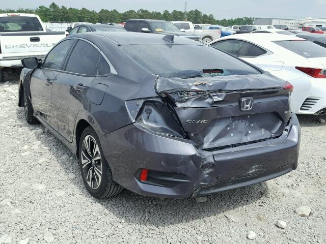 2HGFC1F77HH650674 - 2017 HONDA CIVIC EXL CHARCOAL photo 3