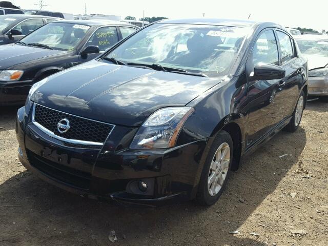 3N1AB6AP0AL714912 - 2010 NISSAN SENTRA BLACK photo 2