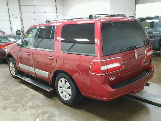 5LMFU28567LJ02978 - 2007 LINCOLN NAVIGATOR MAROON photo 3