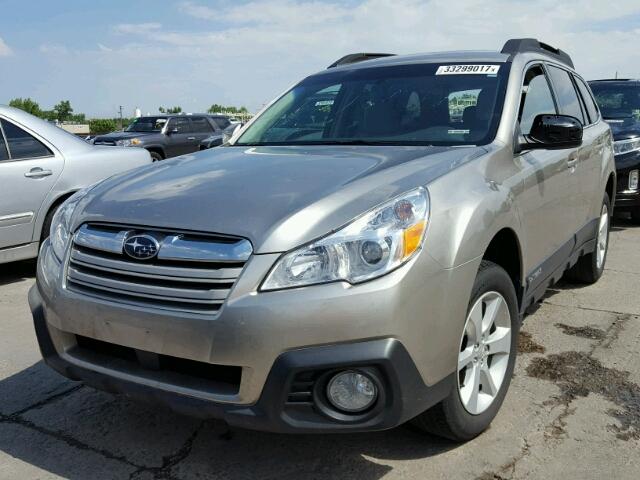 4S4BRCCCXE3250823 - 2014 SUBARU OUTBACK 2. SILVER photo 2