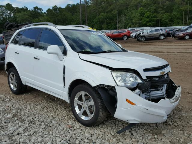 3GNAL3EK9DS582029 - 2013 CHEVROLET CAPTIVA LT WHITE photo 1