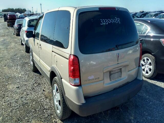 1GMDU03138D175448 - 2008 PONTIAC MONTANA SV SILVER photo 3