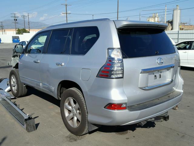 JTJBM7FX8F5104982 - 2015 LEXUS GX BASE SILVER photo 3