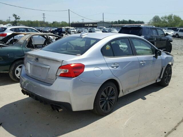 JF1VA1A64J9810780 - 2018 SUBARU WRX SILVER photo 4