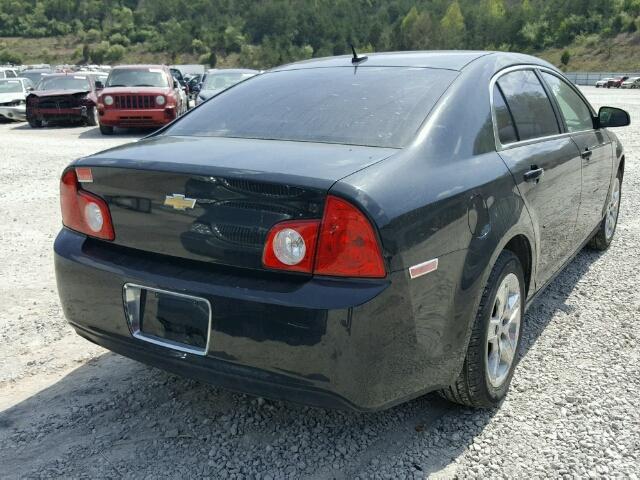 1G1ZB5EB9AF272790 - 2010 CHEVROLET MALIBU LS შავი ფოტო 4