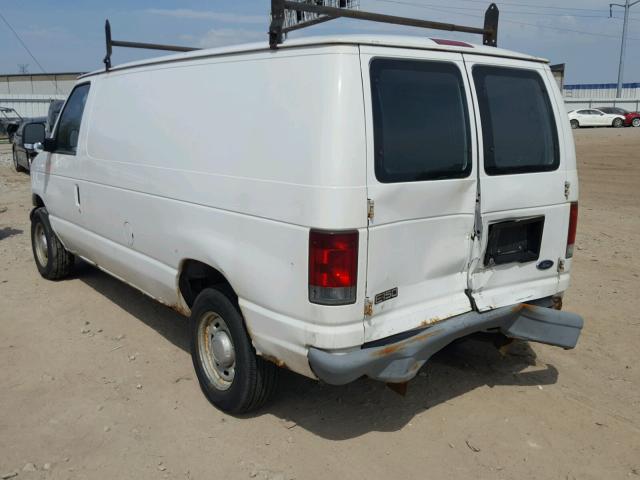 1FTRE14W55HA01215 - 2005 FORD ECONOLINE WHITE photo 3