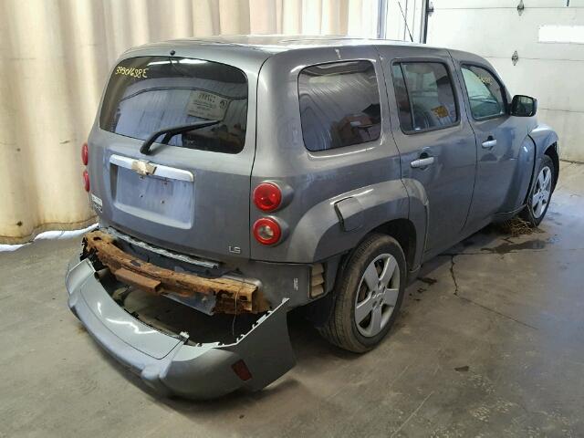 3GNDA13D57S587857 - 2007 CHEVROLET HHR LS ნაცრისფერი ფოტო 4