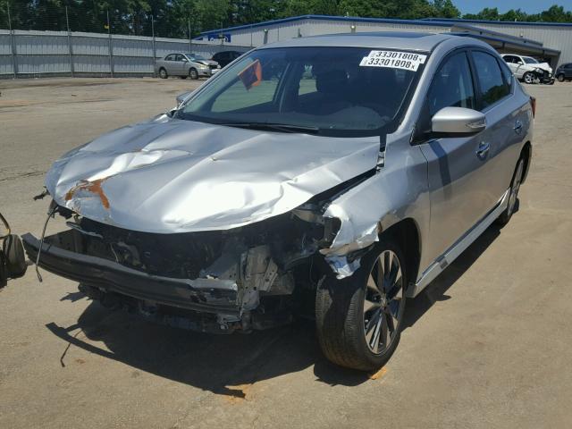 3N1CB7AP9HY215425 - 2017 NISSAN SENTRA SR SILVER photo 2