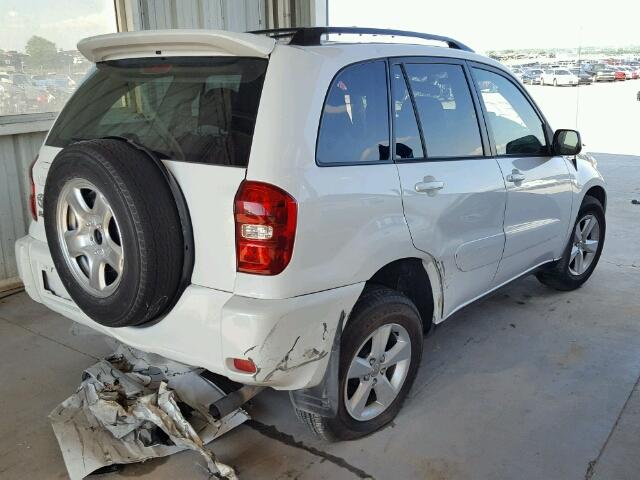 JTEGD20V150050015 - 2005 TOYOTA RAV4 WHITE photo 4