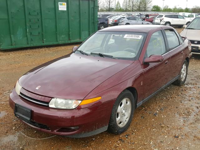 1G8JW52R7YY633677 - 2000 SATURN LS2 MAROON photo 2