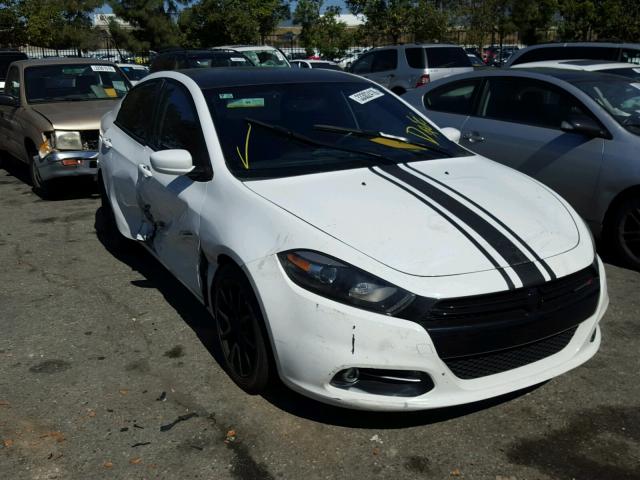 1C3CDFBB0ED685351 - 2014 DODGE DART SXT WHITE photo 1