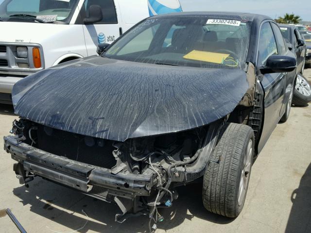 1HGCR2F80EA275897 - 2014 HONDA ACCORD EXL BLACK photo 2