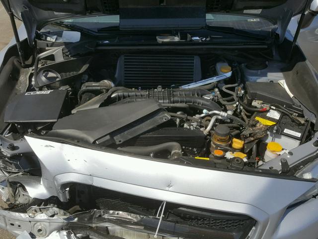 JF1VA1E60G9816773 - 2016 SUBARU WRX PREMIU SILVER photo 7