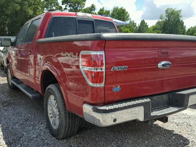 1FTFW1ET1CFC08438 - 2012 FORD F150 RED photo 3
