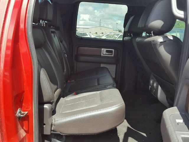 1FTFW1ET1CFC08438 - 2012 FORD F150 RED photo 6