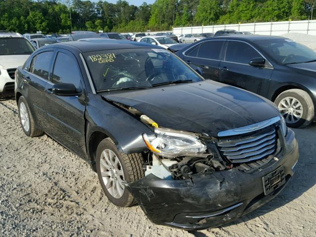 1C3CCBBB4CN166774 - 2012 CHRYSLER 200 TOURIN BLACK photo 1