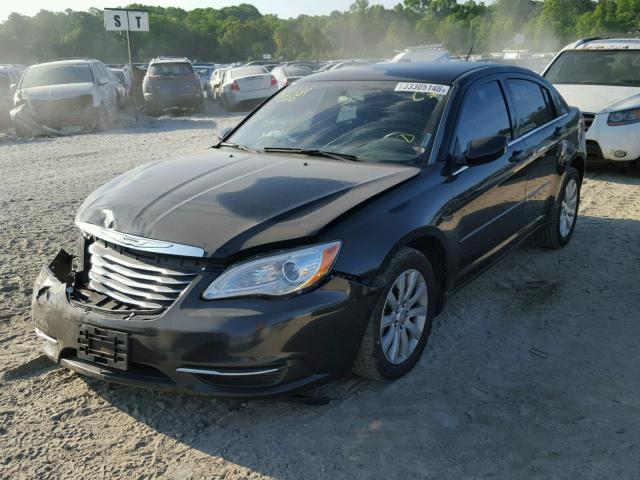 1C3CCBBB4CN166774 - 2012 CHRYSLER 200 TOURIN BLACK photo 2