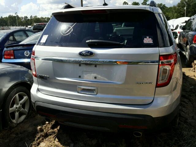 1FM5K7F83FGB16097 - 2015 FORD EXPLORER L SILVER photo 9