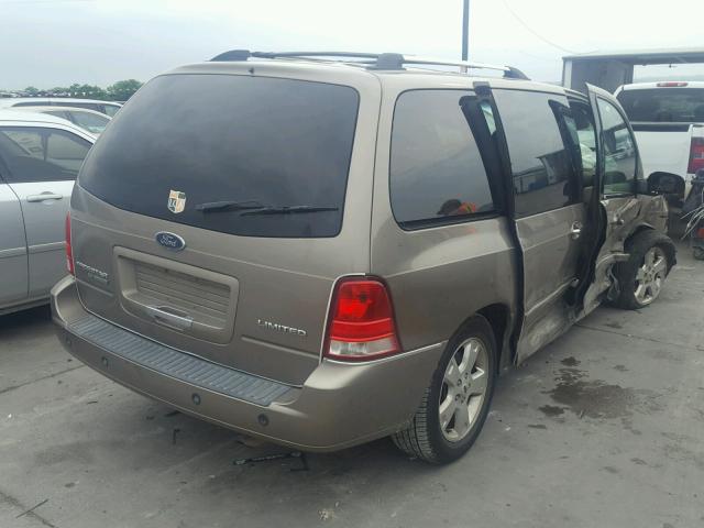 2FMZA58286BA22015 - 2006 FORD FREESTAR L GRAY photo 4