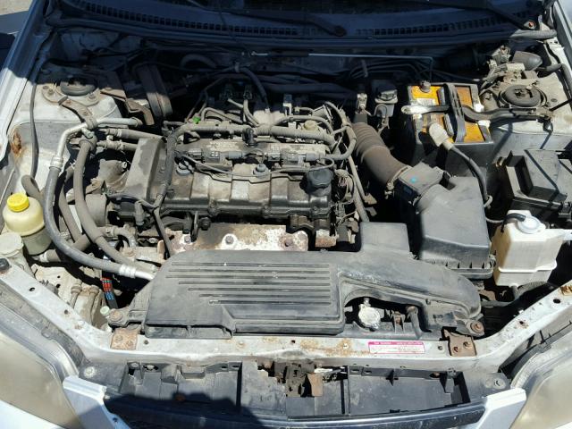 JM1BJ225520637222 - 2002 MAZDA PROTEGE DX SILVER photo 7